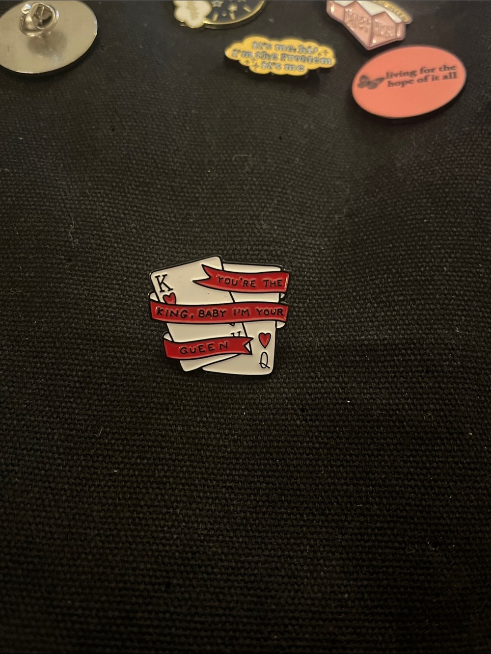 Taylor Swift Enamel Pin – 'You're the King, Baby I'm Your Queen'